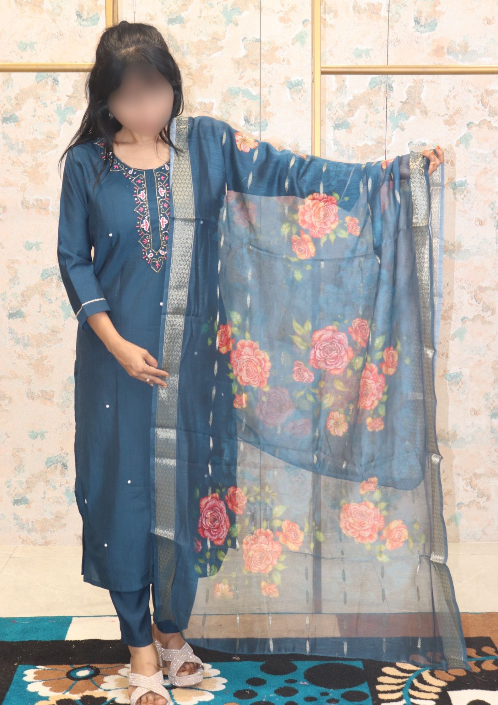 Kurta Set with Subtle Embroidery